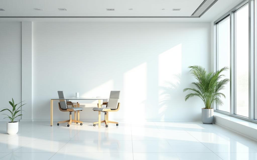 Bright and modern office space at Bright Line Design